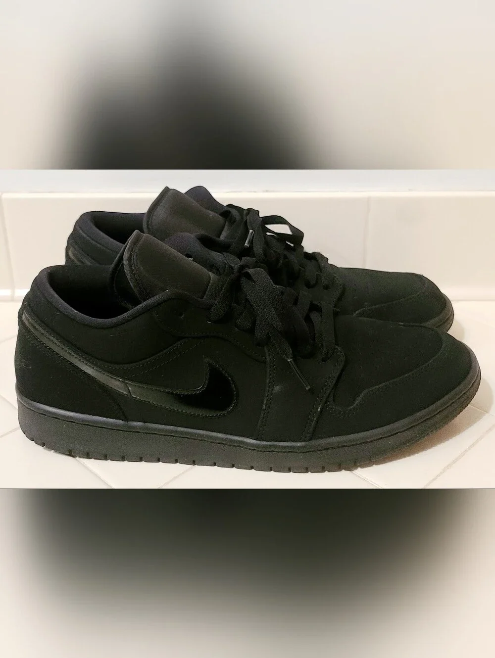Air Jordan 1 Low Triple Black Men's  11.5